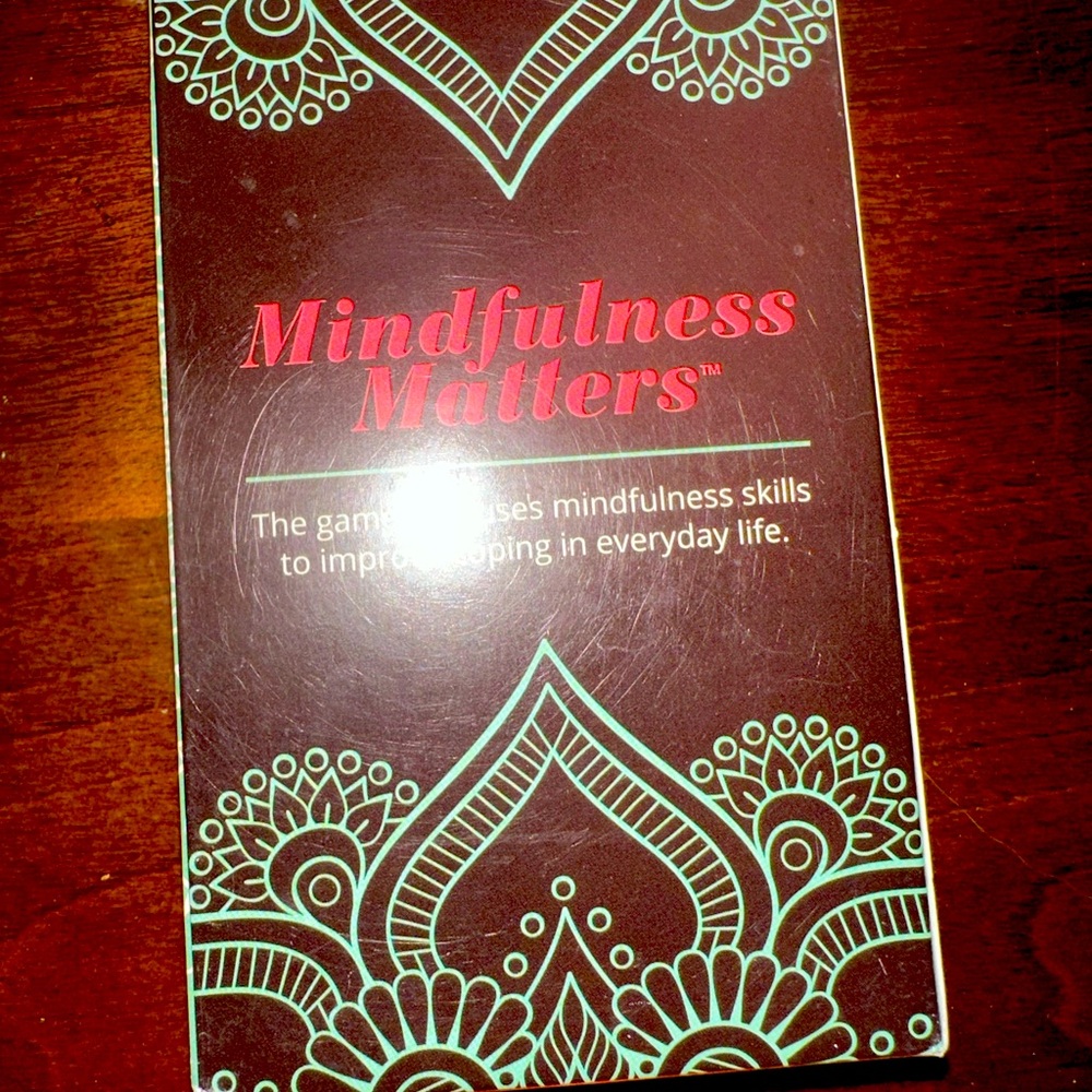 Mindfulness Matters cards card game therapy